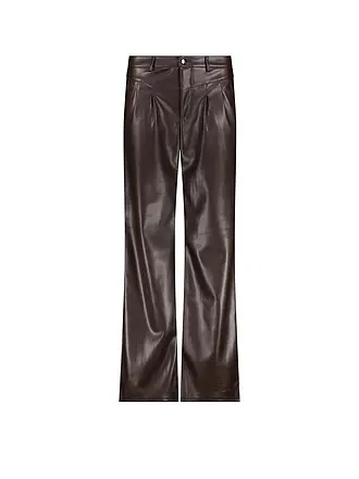 MONARI | Hose in Lederoptik Wide Leg | 